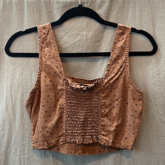 Thread & Supply Animal-Print Cropped Top - Picture 2 of 2
